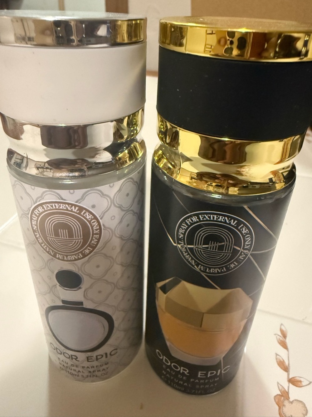 Odor Epic Men’s Body Spray — Black & Gold Scent